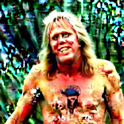 Image similar to gary busey as a hippie from the 7 0 s, photo from the 7 0 s