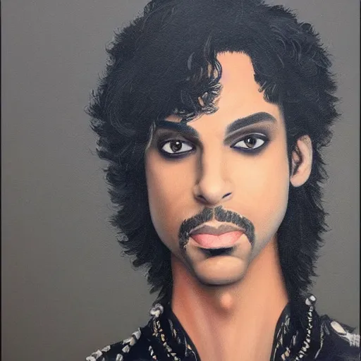 Image similar to a highly detailed painting. Prince wants to be your girlfriend. Trending on Artstation.