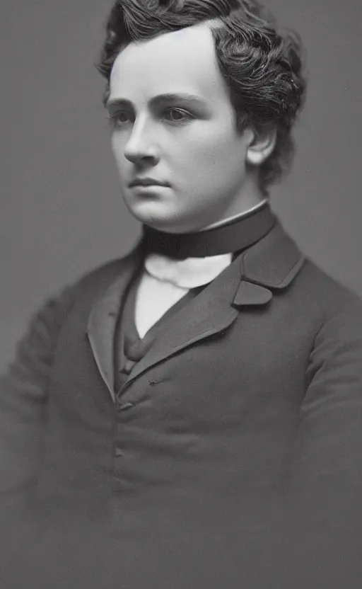 Prompt: portrait of a young victorian politician, male, victorian, detailed face, highly detailed, cinematic lighting, photograph by elliott & fry