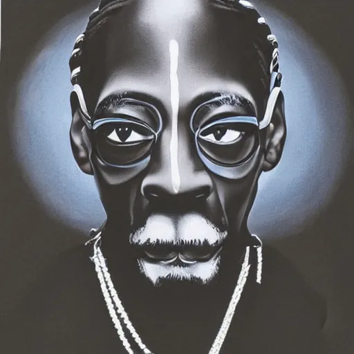 Image similar to African mask resembling snoop dogg, photorealistic