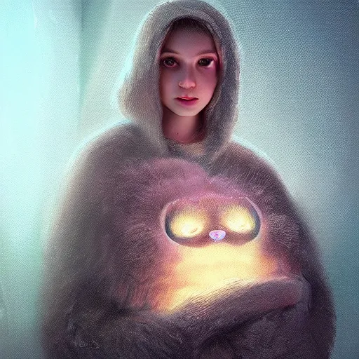 Image similar to The snuggliest snuggles in the world, huggy wuggy from poppy playtime video game, fullbody, ultra high detailed, glowing lights, oil painting, Greg Rutkowski, Charlie Bowater, Beeple, unreal 5, DAZ, hyperrealistic, octane render, RPG portrait, dynamic lighting, fantasy art, beautiful face