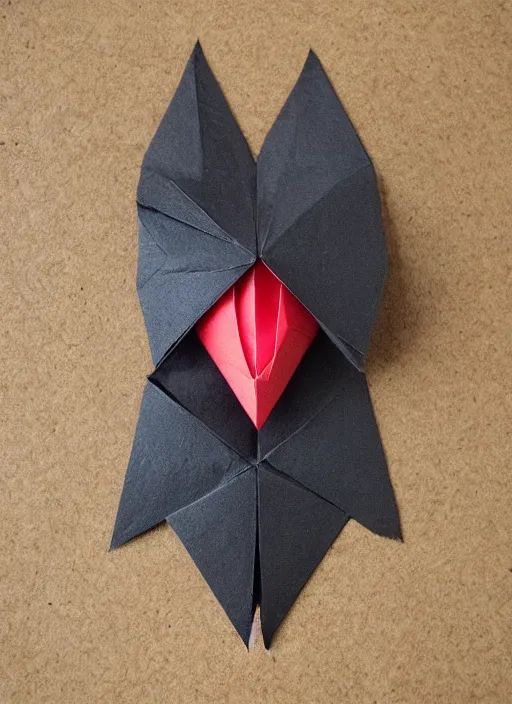 Image similar to nosferatu origami