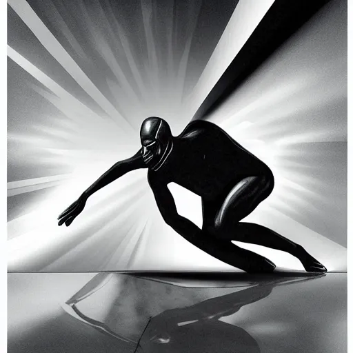 Image similar to dreams of silver surfer, in style of robert mapplethorpe