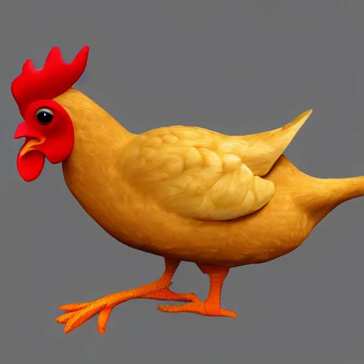 Image similar to a high quality photo of a chicken wearing a suit, 8k, artstation