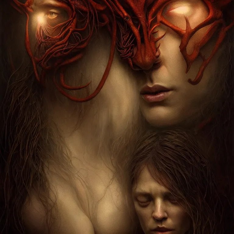 Image similar to epic professional digital art of hungry eyes, atmospheric lighting, painted, intricate, detailed, by leesha hannigan, wayne haag, reyna rochin, ignacio fernandez rios, mark ryden, iris van herpen, best on artstation, cgsociety, epic, stunning, gorgeous, much wow, cinematic, masterpiece.