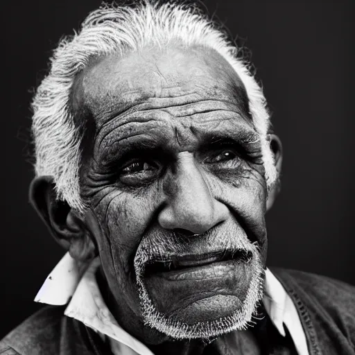 Image similar to black and white photo, portrait of 80 year old cuban man by richard avedon, realistic, Leica, medium format, cinematic lighting, wet plate photography, parallax, high resolution,