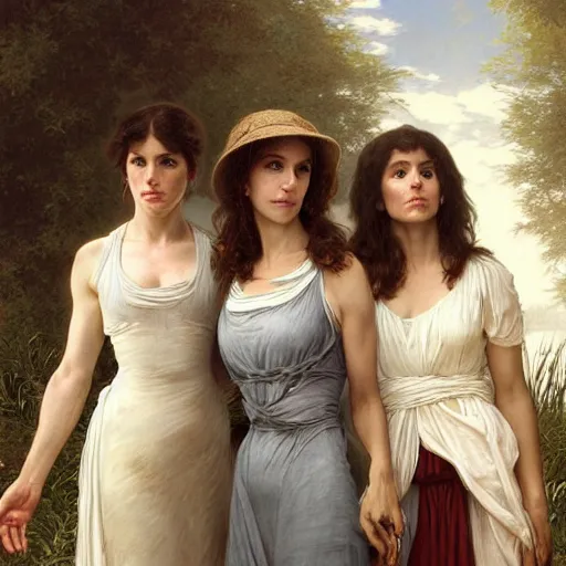 Prompt: portrait sabrina lloyd, nicole de boer, perdita weeks., white cloth in wind shining, 8 k highly detailed, sharp focus, illustration, art by artgerm, mucha, bouguereau