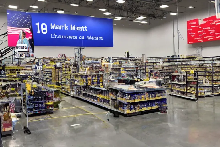 Image similar to elon musk exploding walmart