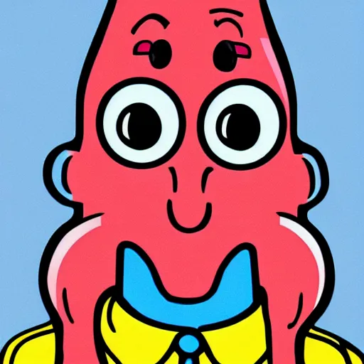 Image similar to amazing handsome squidward, pop art cartoon style