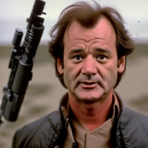 Image similar to bill murray as han solo