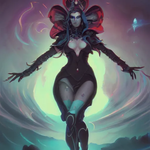 Prompt: techno sorceress by pete mohrbacher and artgerm and loish and wlop, digital art, 4K UHD image