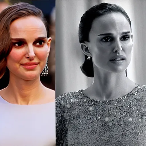 Prompt: natalie portman with steve buschemi eyes