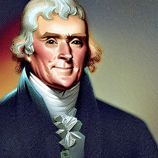 Thomas Jefferson Farming | Stable Diffusion