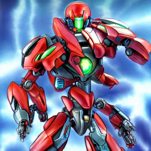 Image similar to metroid mecha