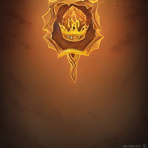 Image similar to glowing king's scroll paper floating in the air, epic fantasy art, in the style of hearthstone artwork