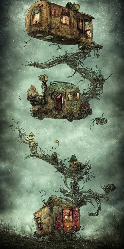 Image similar to a caravan by alexander jansson