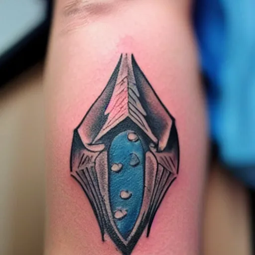 Image similar to tattoo of the windfish from zelda links awakening silhouette