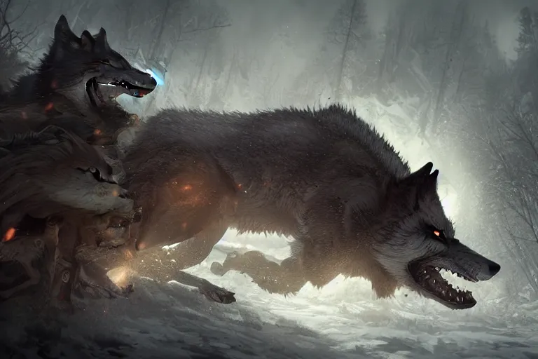 Attacked by Spectral Wolves, DUB