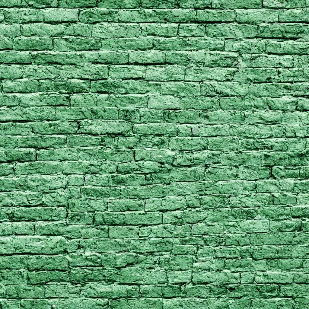 Image similar to green painted brick texture