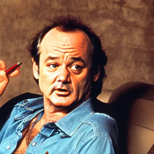 Image similar to bill murray in fear and loathing