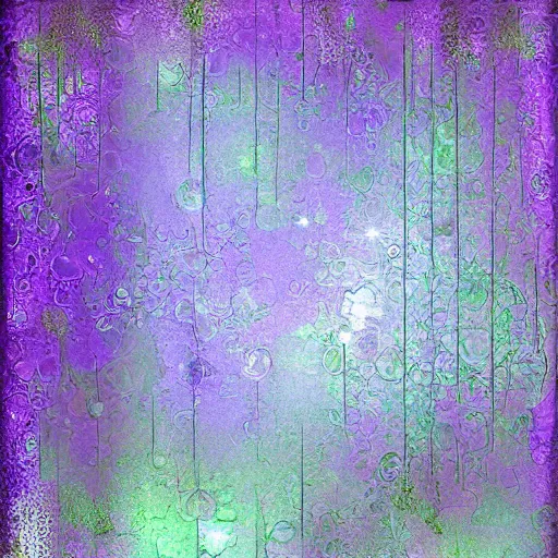 Prompt: crystethereal lavender atrium manipulation image layered, infusion abstractart cybermonday digitalart lilac silver silver , fuji abstractart image digitalart pastel lilac sparkle , fuji surreal digitalart creations serene lilac sparkle , grey lilac weeping sirens abstract image collage