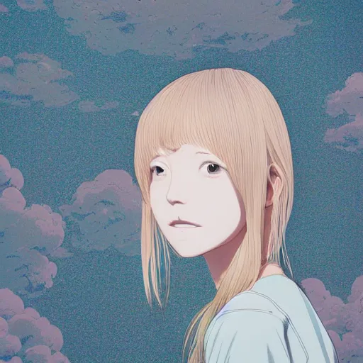 Prompt: a portrait of porter robinson blonde by inio asano, beeple and james jean, aya takano color style, 4 k, super detailed, harmony