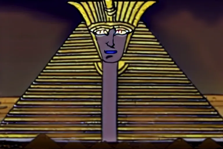 Image similar to godlike nematode. godking. weakening. surrounded by his followers. shadow realm. egyptian