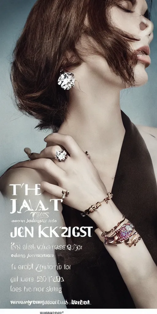 Image similar to The best marketing poster made for jewelry ads