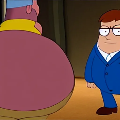 Image similar to Peter Griffin in a Pixar Movie, movie still