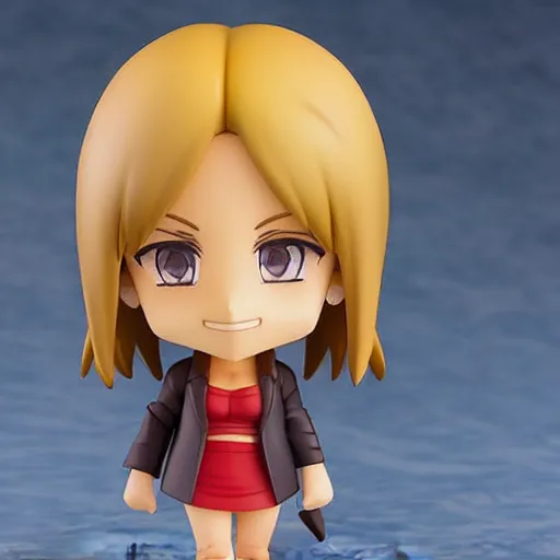 Prompt: Jennifer Aniston in a Nendoroid anime style