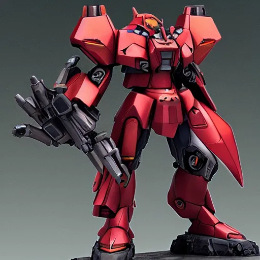 Image similar to sazabi, realistic, metal shaded