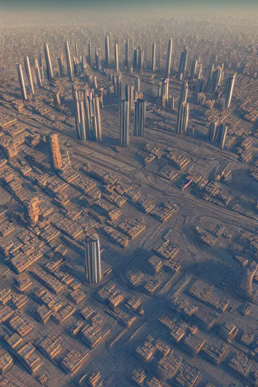 Image similar to a highly detailed Iran, Tehran in 2099 years global illumination, cinematic , hyper-reslistic, depth of field, high definition, 8k resolution octane renderer, artstation