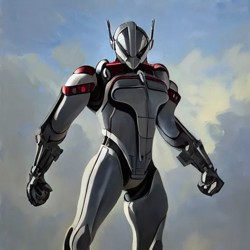 Prompt: greg manchess portrait painting of armored spiderman ultraman grey fox metal gear cyborg hybrid as overwatch character, medium shot, asymmetrical, profile picture, organic painting, sunny day, matte painting, bold shapes, hard edges, street art, trending on artstation, by huang guangjian and gil elvgren and sachin teng