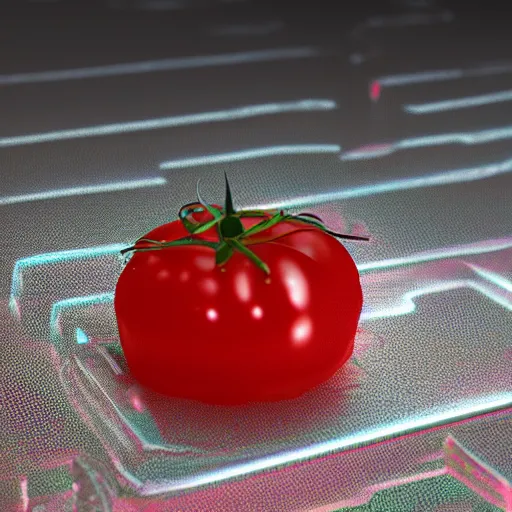 Image similar to photo of [ crystalized ] [ tomato ] trending on artstation 4 k