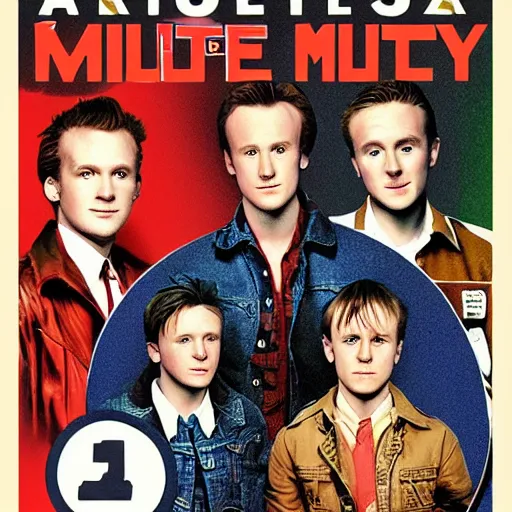 Image similar to a vintage McFly poster