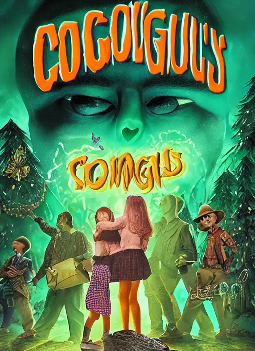 Prompt: goosebumps amongus sus book cover