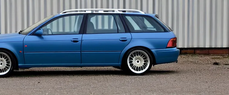 Image similar to Beater Denim Blue Audi A4 B6 Avant (2002), created by Barclay Shaw