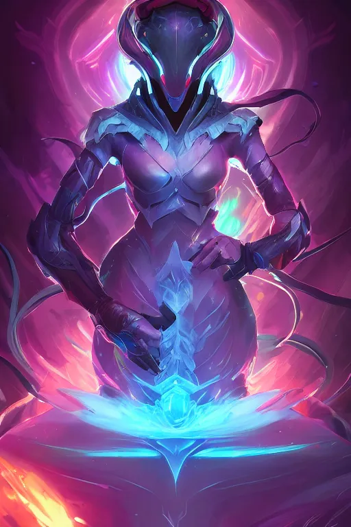 Image similar to master yi league of legends wild rift hero champions arcane magic digital painting bioluminance alena aenami artworks in 4 k design by lois van baarle by sung choi by john kirby artgerm and greg rutkowski and magali villeneuve xenomorph