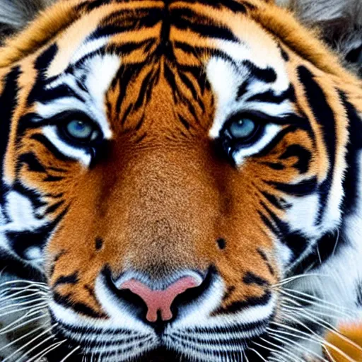 Image similar to tiger head, close up photo