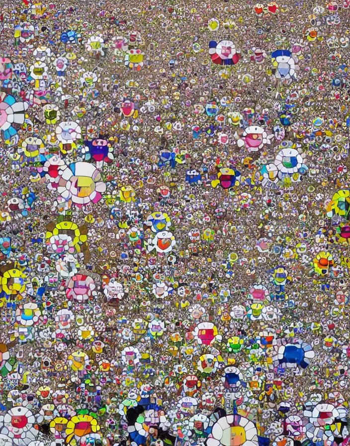 Image similar to hyper detailed industraial & utility by takashi murakami