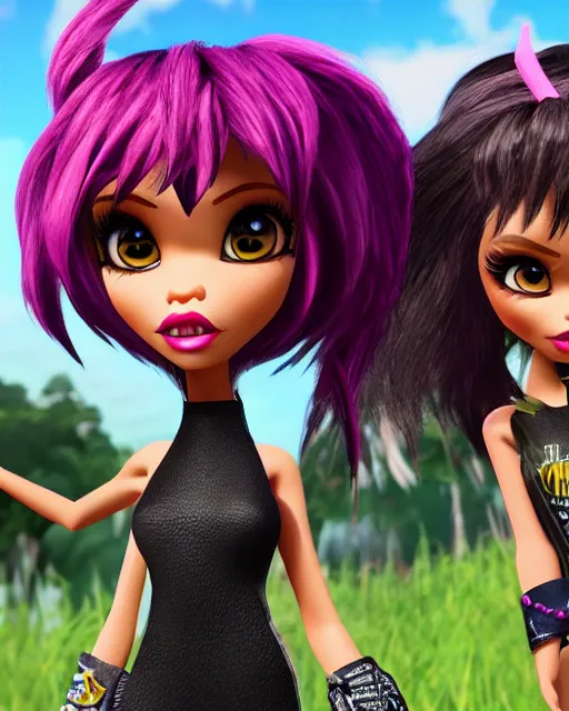 the website is numuki.com!! they have monster high, bratz, barbie