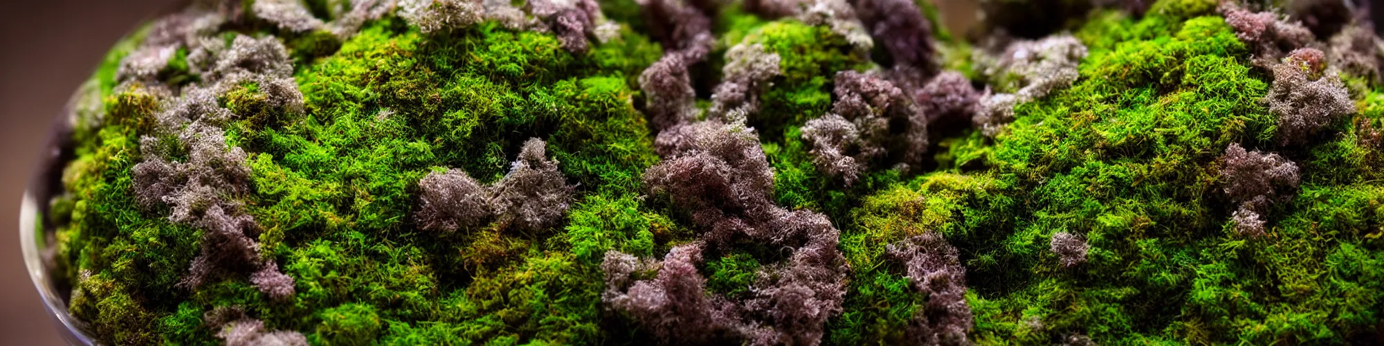 Image similar to moss terrarium, georgia o'keeffe, beautiful, bokeh