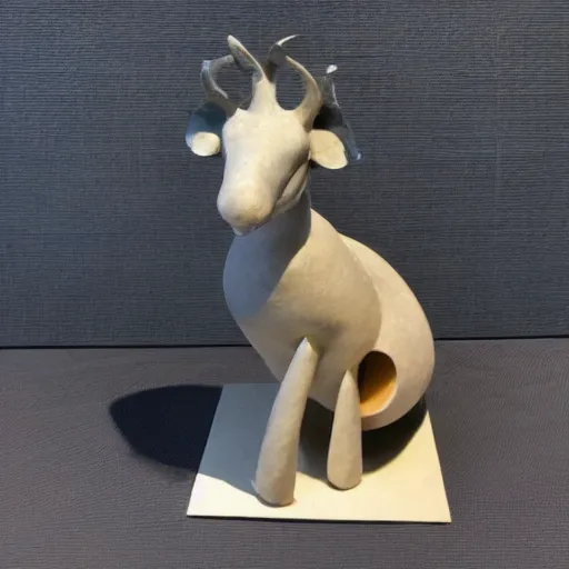 Image similar to mystery sculpture toy on display