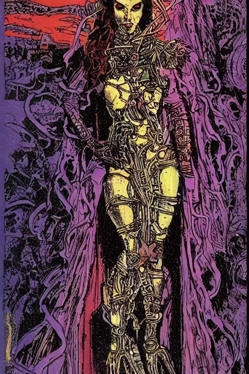 Image similar to castle woman by Philippe Druillet