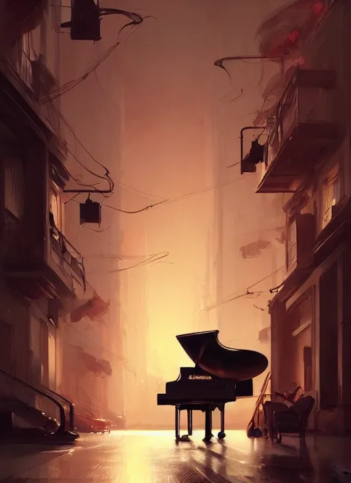 Prompt: jazz music, intricate, elegant, highly detailed, digital painting, artstation, concept art, smooth, sharp focus, illustration, art by wlop, mars ravelo and greg rutkowski