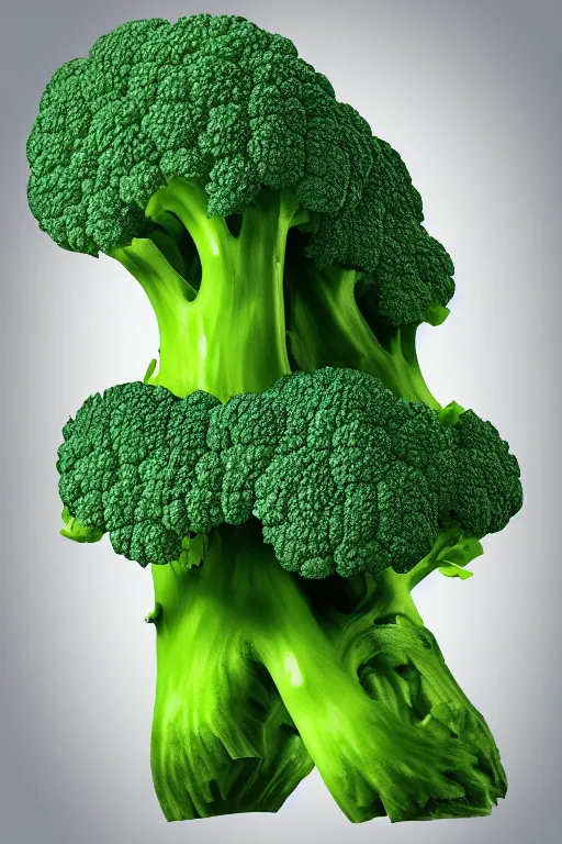 Prompt: ripped broccoli hulk, highly detailed, digital art, sharp focus, trending on art station