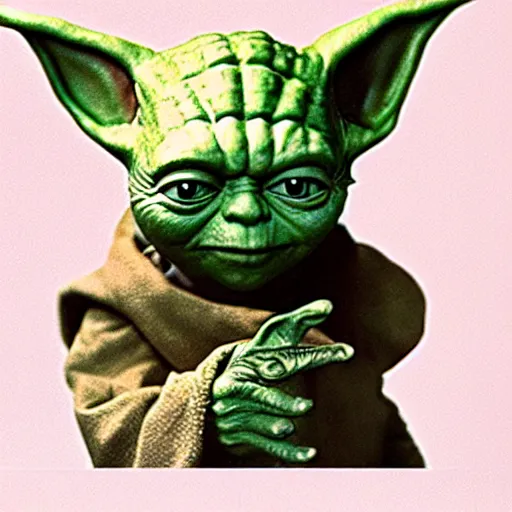 Image similar to yoda in gremlins, highly detailed