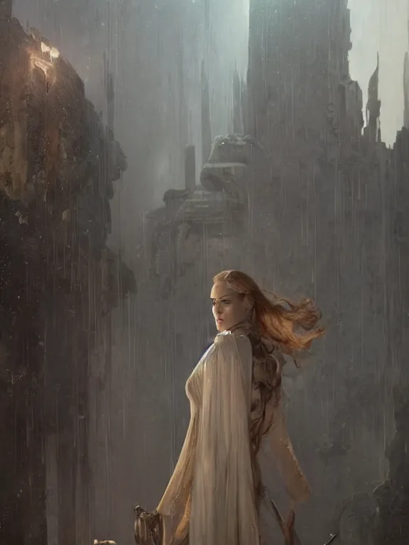 Prompt: A fancy portrait of a young Supreme witch in crowes wastland ruins,by Albert Lynch,Cynthia Sheppard,Mead Schaeffer,James Paick,Greg Rutkowski,Stephan Martiniere,trending on pinterest,Blade Runner 2049,luxury,mythological,ultra realistic,high detail,golden ratio,cinematic lighting,maximalist
