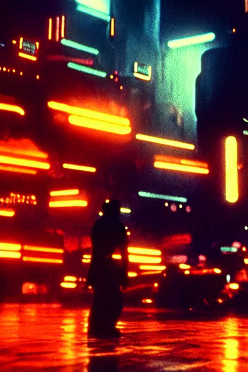 Image similar to cinematic bladerunner scenes