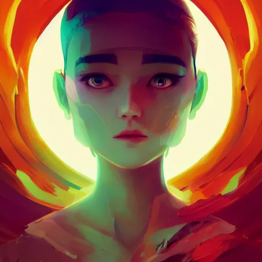 Prompt: into the mirrorverse, sharp focus, art, illustrations by loish and ayanamikodon and irakli nadar and rossdraws and wlop,